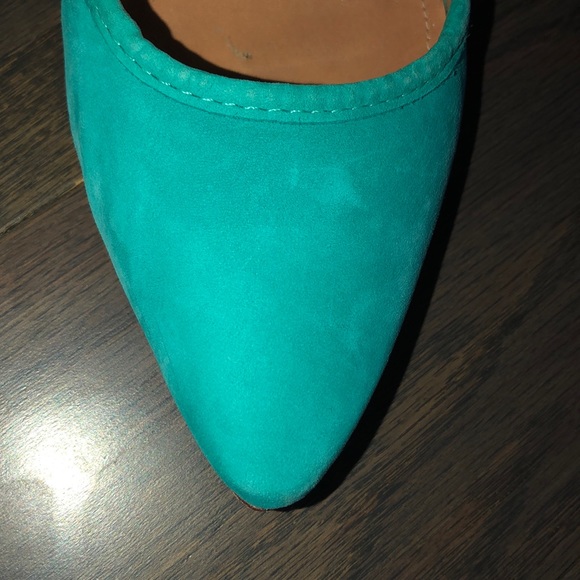 Schultz Blue Heels with Clear sections - Picture 5 of 5